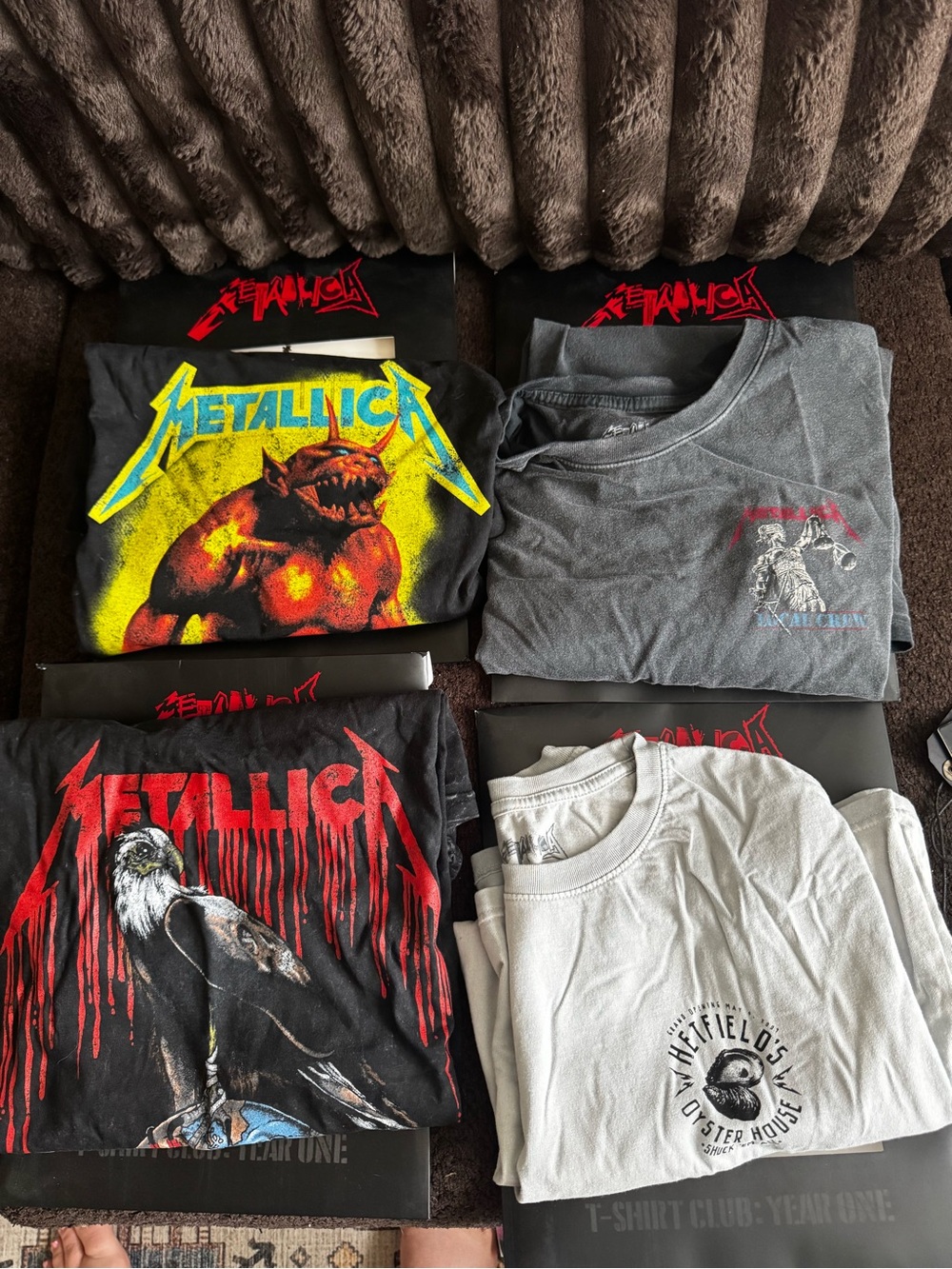 NWT -  Metallica 2024 T-shirt Club Exclusive 4 XXL Tee Bundle